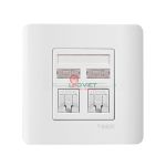 Bộ ổ cắm mạng cat6 đôi E8432RJS_6_G19