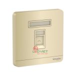 Bộ ổ cắm mạng cat6 đơn E833RJS6_WG-G19
