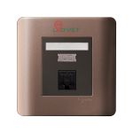 Bộ ổ cắm mạng cat6 đơn E8431RJS_6_SZ_G19