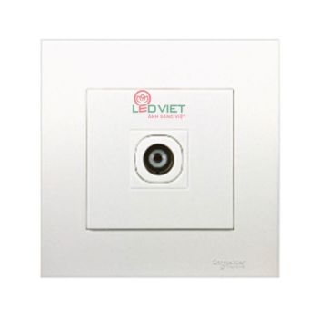 Bộ ổ cắm TV đơn Vivace KB31TV_WE