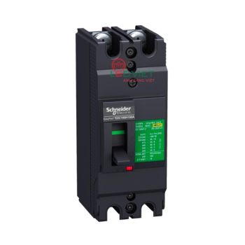 MCCB EasyPact EZC100, 2P Type H 15A EZC100H2015