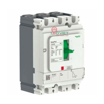 MCCB EZS100E 4P 25kA 20A EZS100E4020