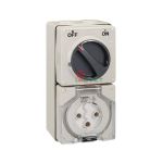 Ổ cắm có công tắc Schneider 32A 3P 250V S56C332GY
