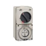 Ổ cắm có công tắc Schneider 32A 5P 500V S56C532GY