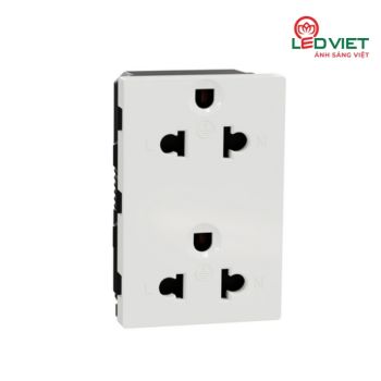 Ổ cắm đôi 3 chấu 16A 2S M3TS426UST2_WE