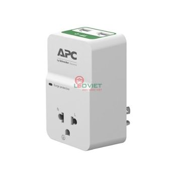 Ổ cắm kéo dài chống sét Schneider PM1WU2-VN