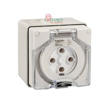 Ổ cắm Schneider 32A 4P 500V S56SO432GY