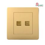 Bộ ổ cắm điện thoại và mạng Q7-TEL/PC