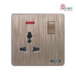 Bộ ổ cắm đơn đa năng có công tắc S400-KZ13/N