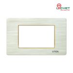 Mặt 2 thiết bị viền vàng, bạc V7.0-PM3