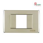 Mặt dùng cho 1 thiết bị cỡ M viền vàng, bạc V9.1PM1.5