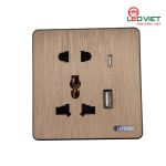 Ổ cắm 5 chấu USB Type C S400GZ12Z13/N USB