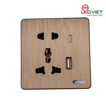 Ổ cắm 5 chấu USB Type C S400GZ12Z13/N USB