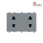 Ổ cắm đôi 2 chấu cỡ L V7.0PCZ2/N-2SS