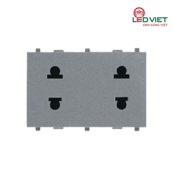Ổ cắm đôi 2 chấu cỡ L V7.0PCZ2/N-2SS