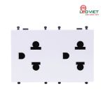 Ổ cắm đôi 3 chấu Q120B-USZ2