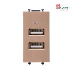 Ổ cắm đôi USB Q120-2USB