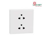 Bộ ổ cắm đôi 3 chấu 16A KBNT426UEST_WE_G19