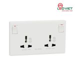 Bộ ổ cắm đôi đa năng 16A có công tắc