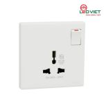 Bộ ổ cắm đơn đa năng 16A có công tắc